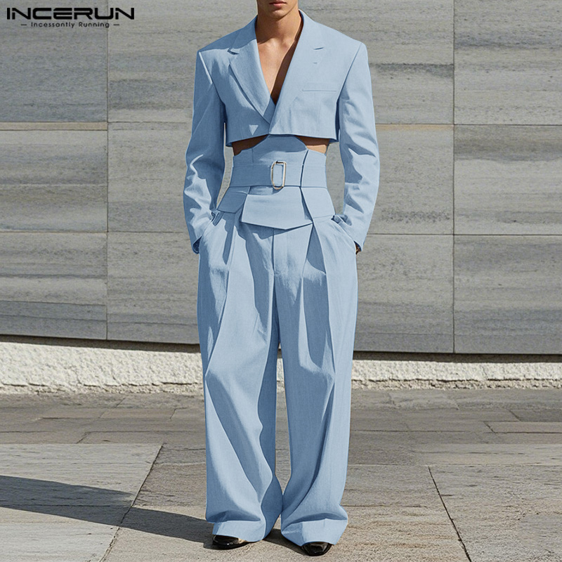 Retro Track Pant - INCERUN-Ensembles de mode de style américain