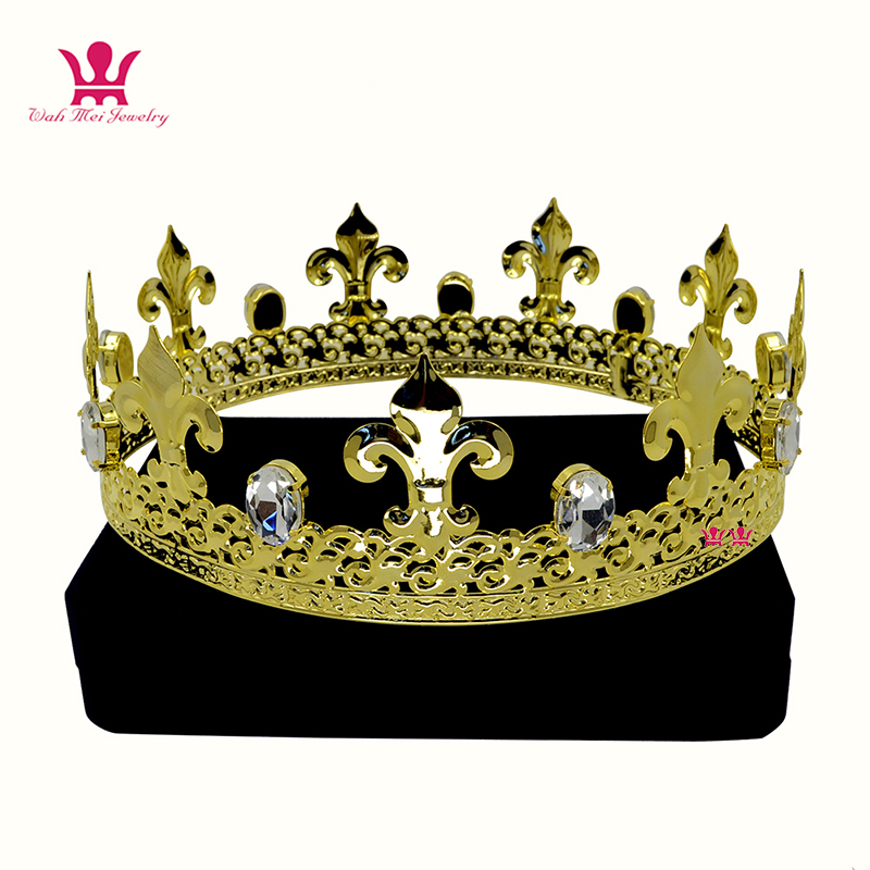 Vintage Fashion Model - Couronne dorée impériale pour hommes et