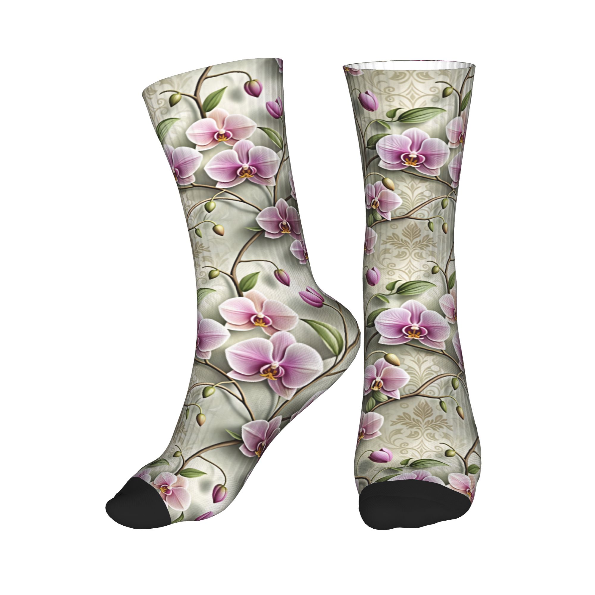 Vintage Fashion Dresses - Orchidée lavande vintage neutre en relief