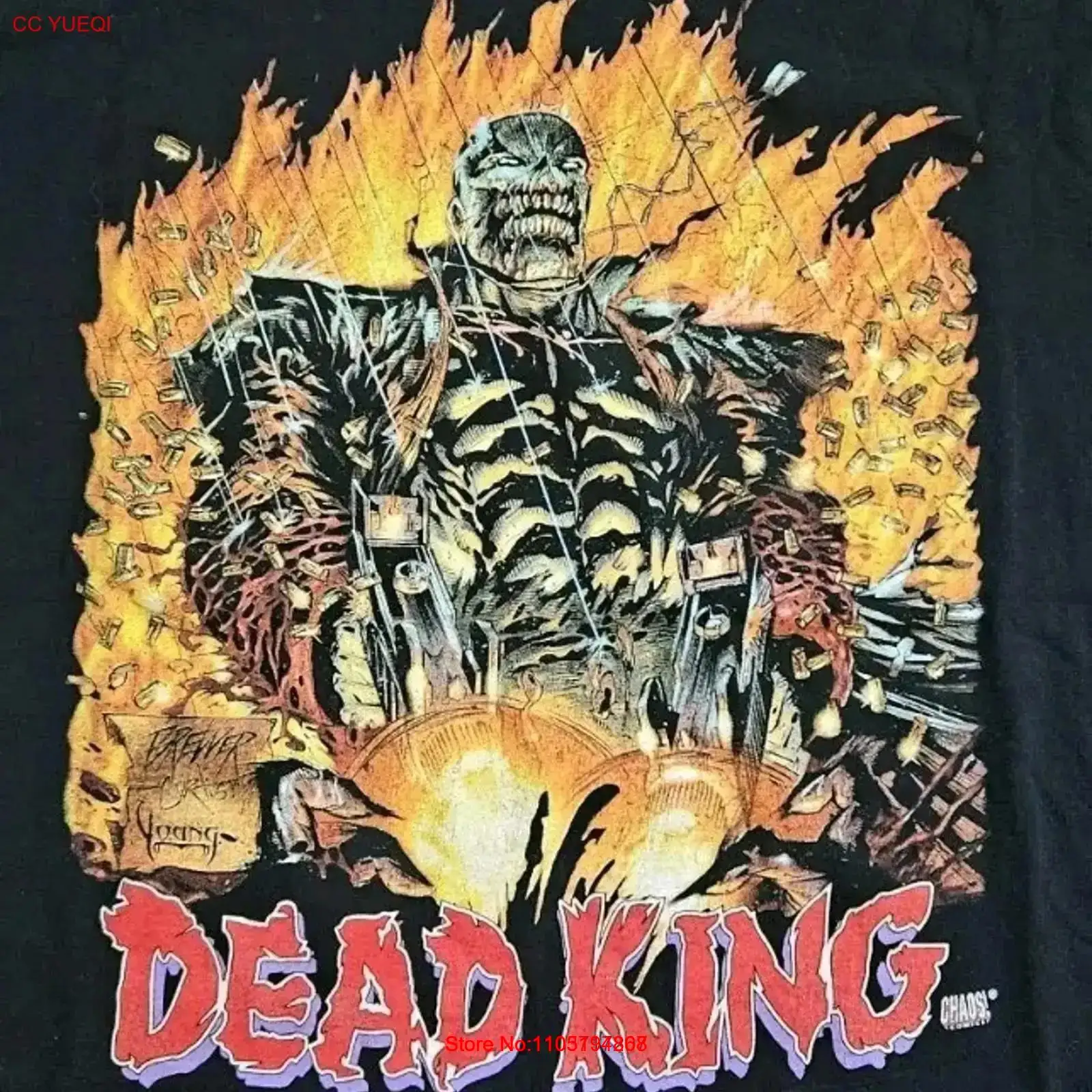 Vintage Fashion Victim Shirt - Vintage années 90 Choas Comics Dead