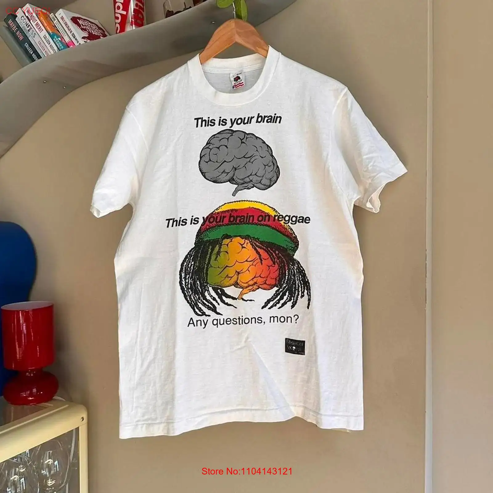 Vintage Fashion Victim Shirt - T-shirt vintage 1990 Fashion Victim Reggae