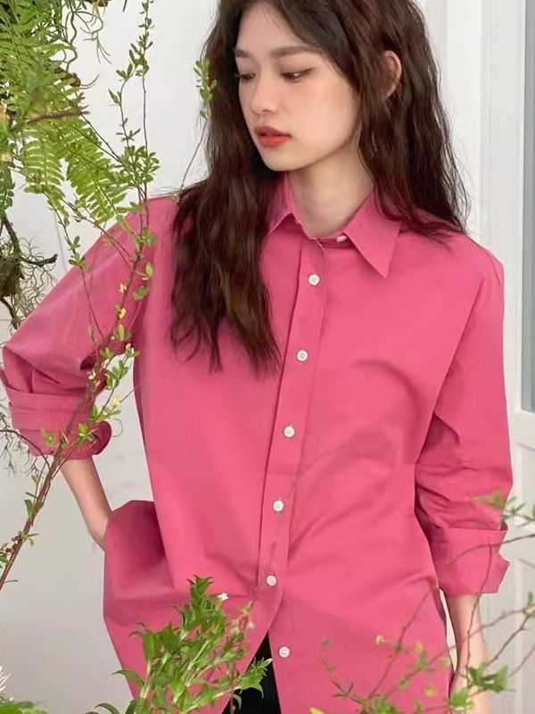 Vintage Fashion Hong Kong - Chemise décontractée de printemps style Hong