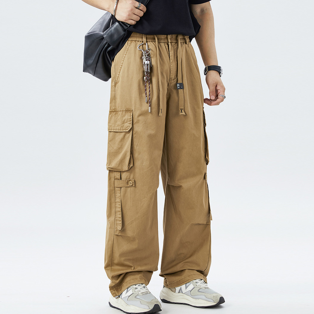 Retro Track Pant - Pantalon cargo multi-poches pour homme, style
