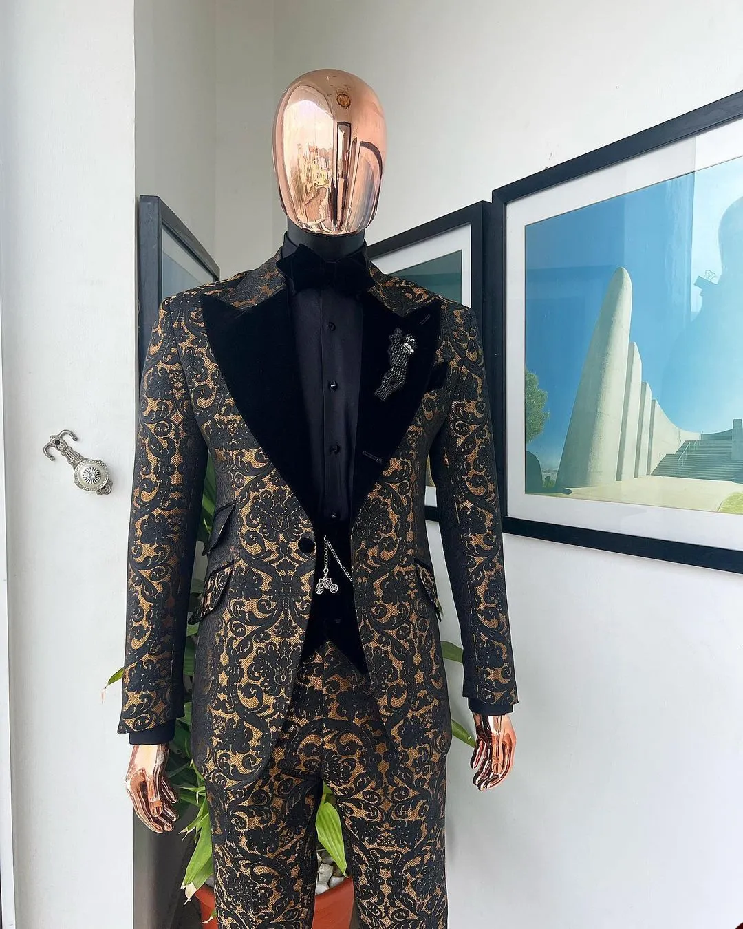 Velvet Blazer Vintage - Costume Homme Vintage Sur Mesure 2
