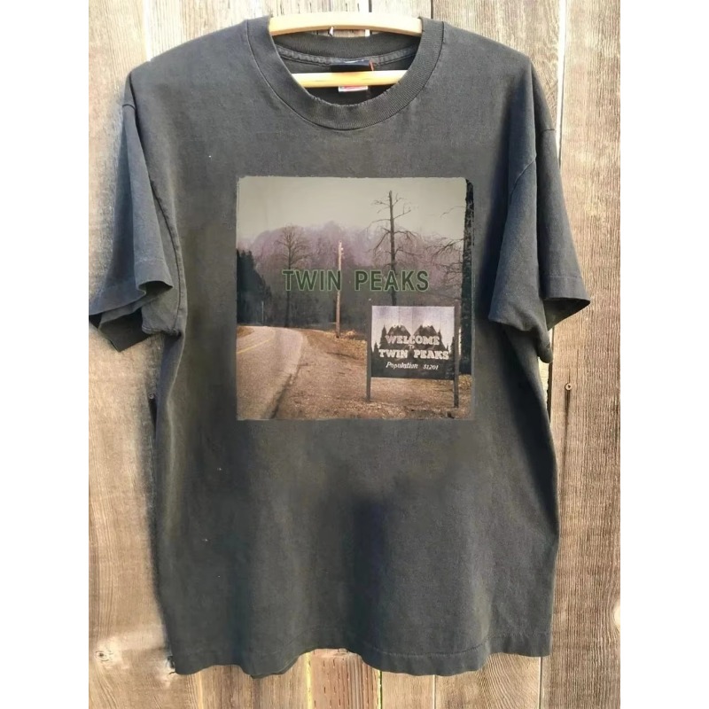 Vintage Fashion Newtown - T-shirt imprimé avec des images de