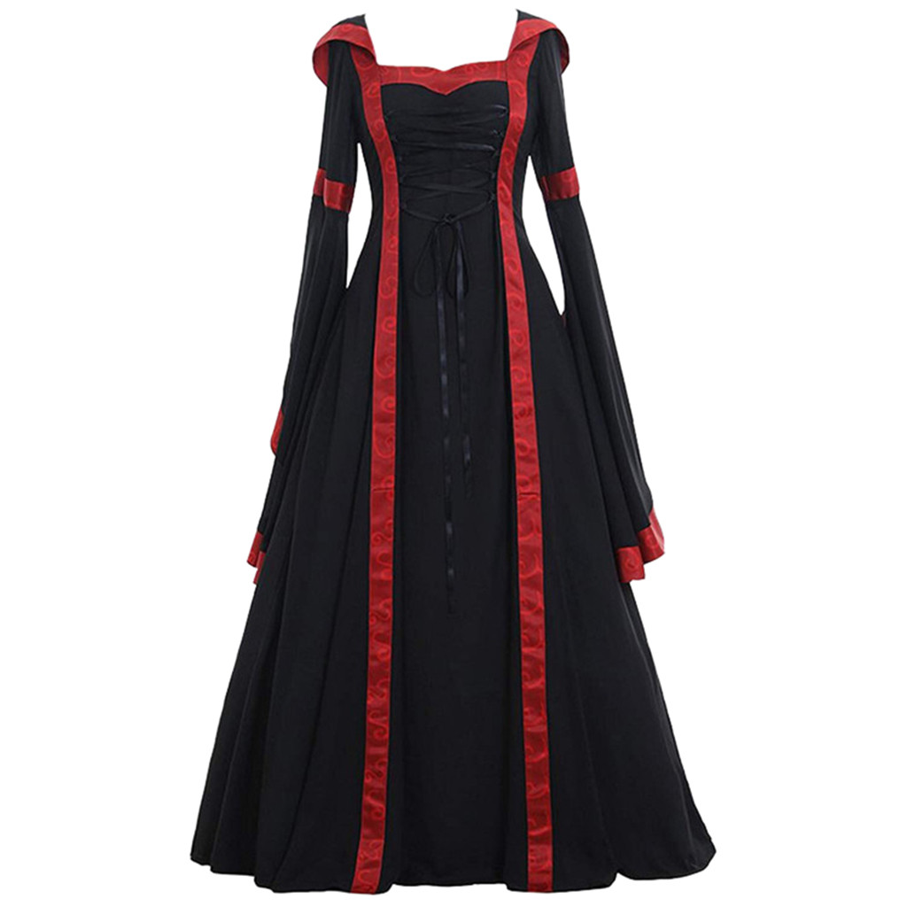 Vintage Fashion Dresses - Robe d'halloween pour femmes, grande Robe