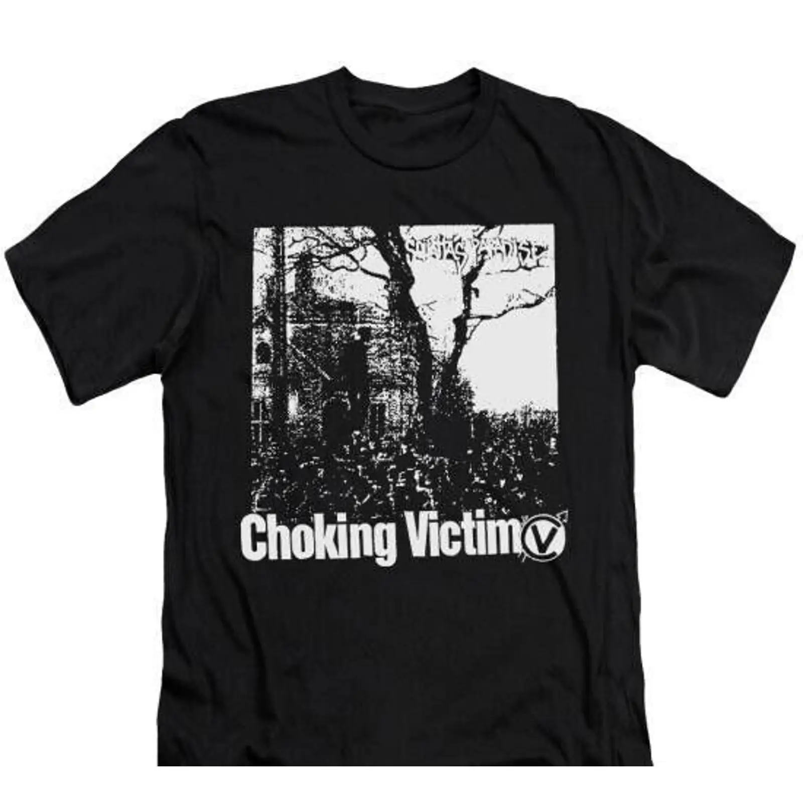 Vintage Fashion Victim Shirt - Choking Victim Squattas Paradise T-shirt noir