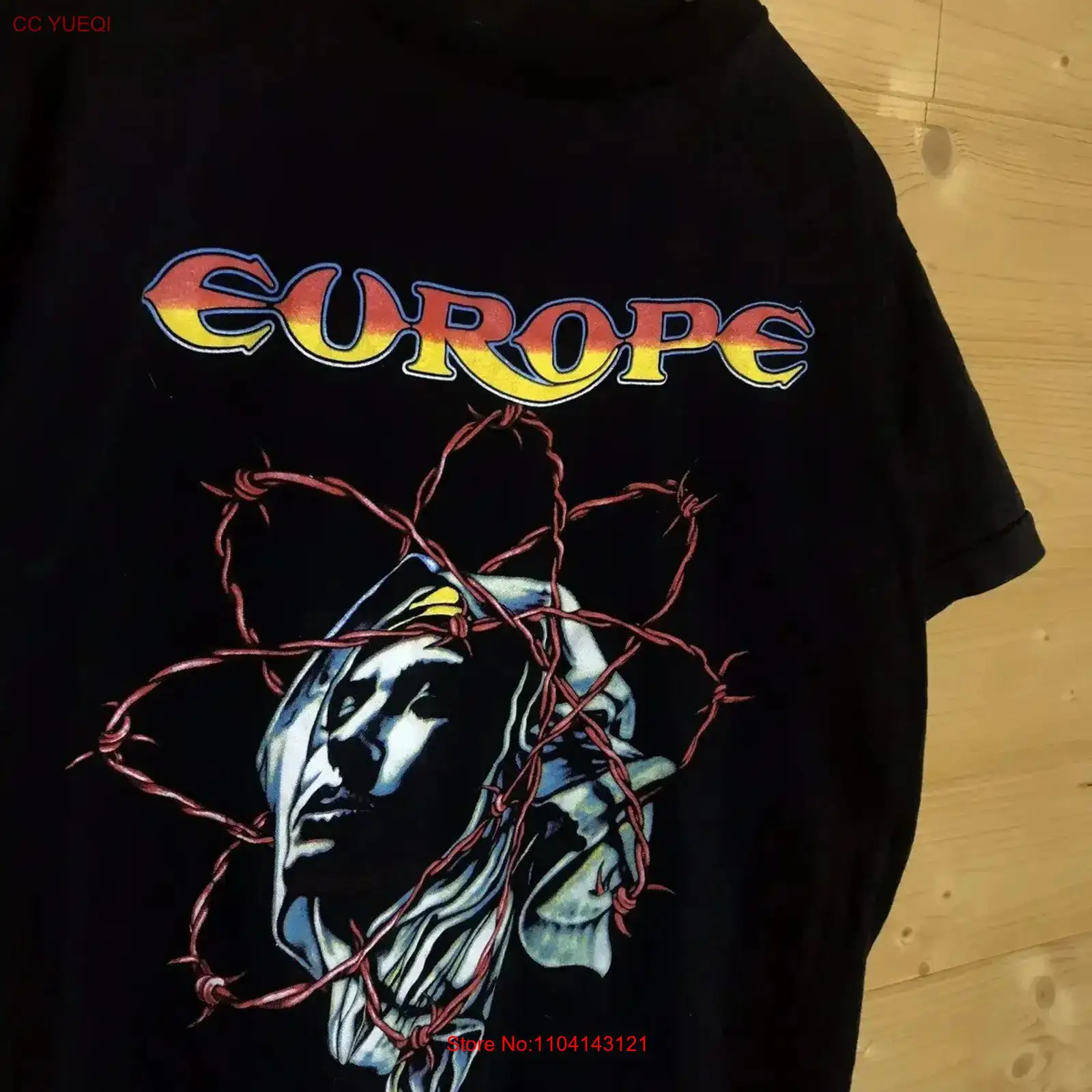 Vintage Fashion News - Nouveau T-shirt Europe Band Prisoners in