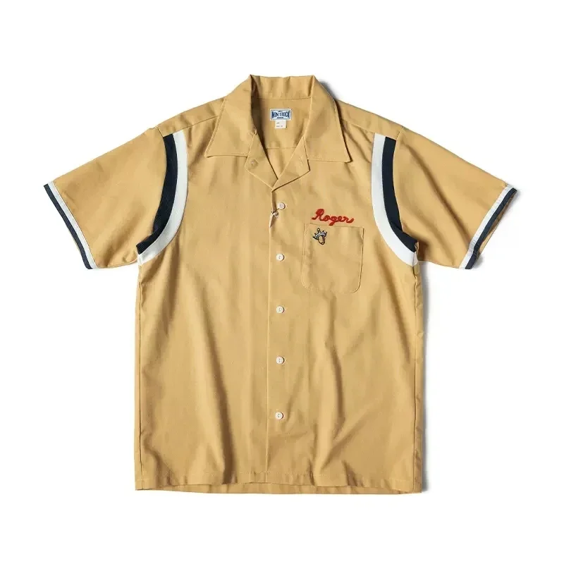 Chemise de bowling rétro pour  - Bowling Shirt Camp avis et prix