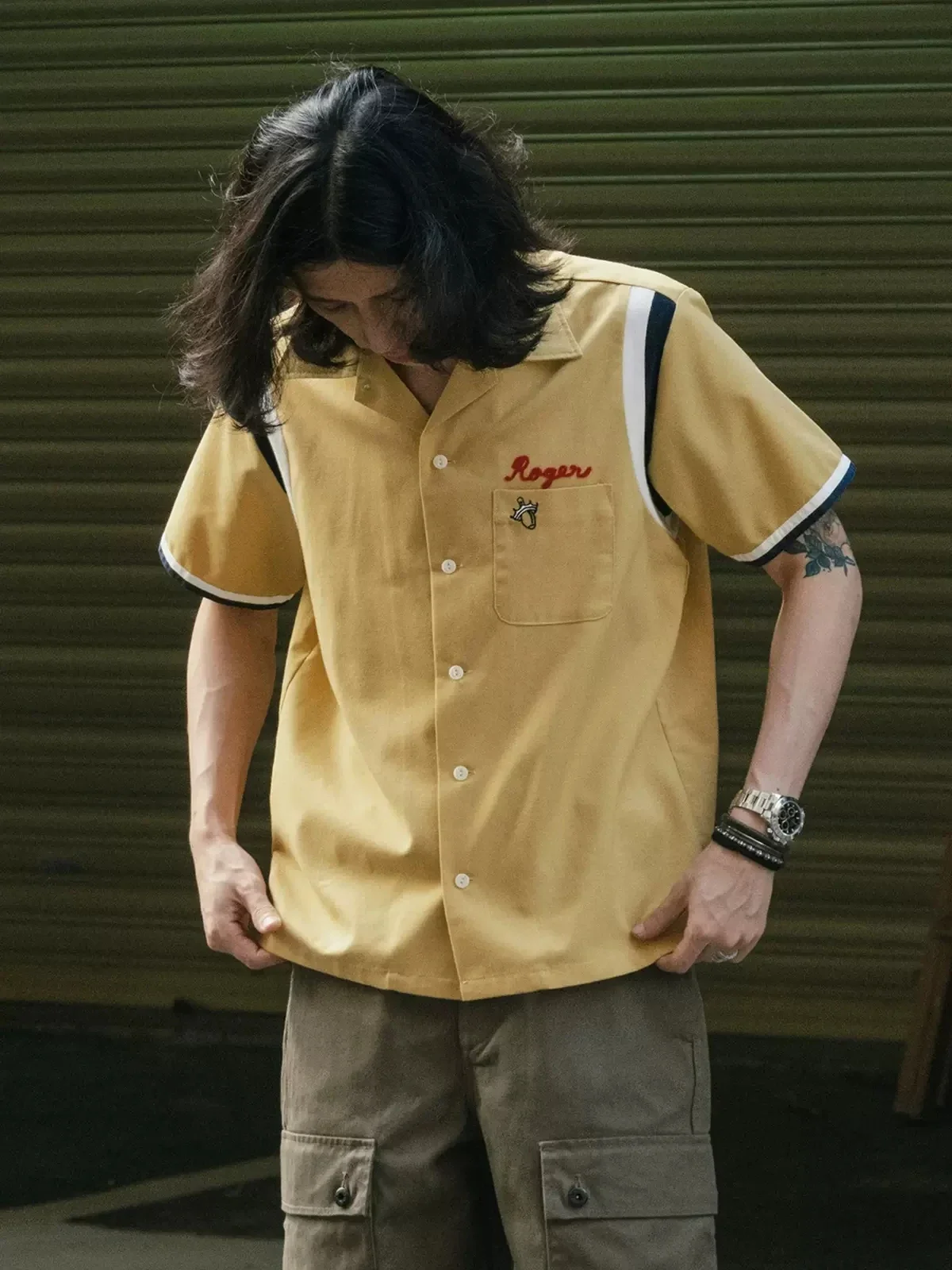 Chemise de bowling rétro pour  - Bowling Shirt Camp avis et prix