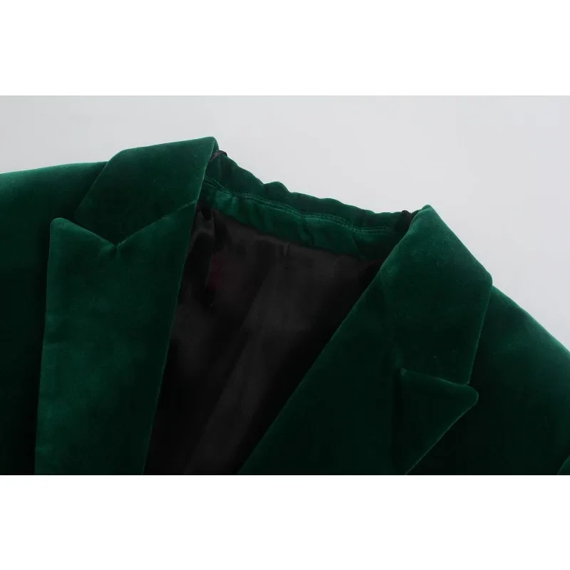 Blazer en velours élégant pour - Velvet Blazer Vintage avis et prix