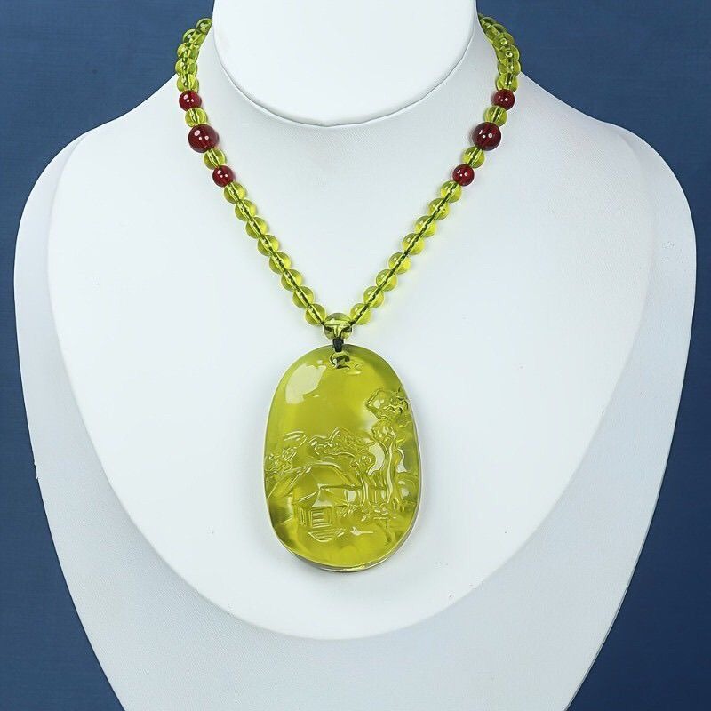Collier pendentif en cire d'ab - Vintage Fashion Jewelry Brands avis et prix