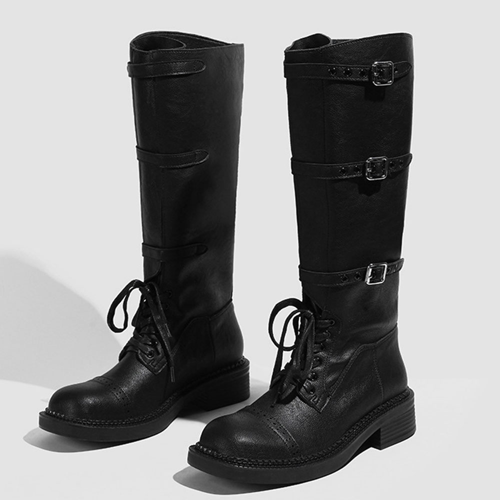 Bottes hautes pour femmes Vint - Vintage Fashion Style avis et prix