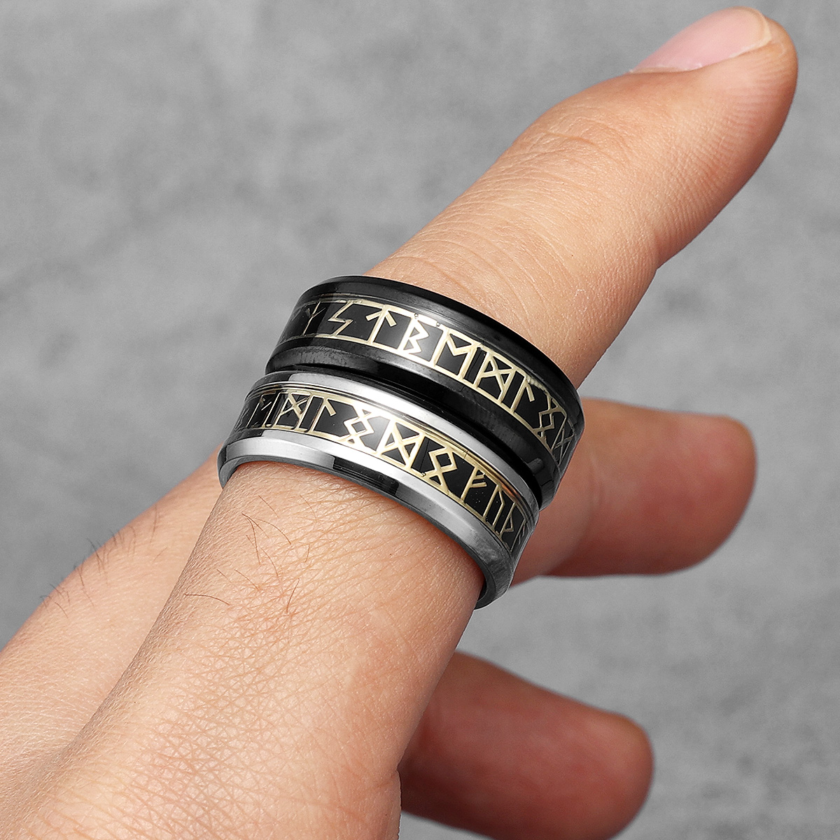 Bague Viking Elder Futhark Run - Vintage Fashion Newtown avis et prix
