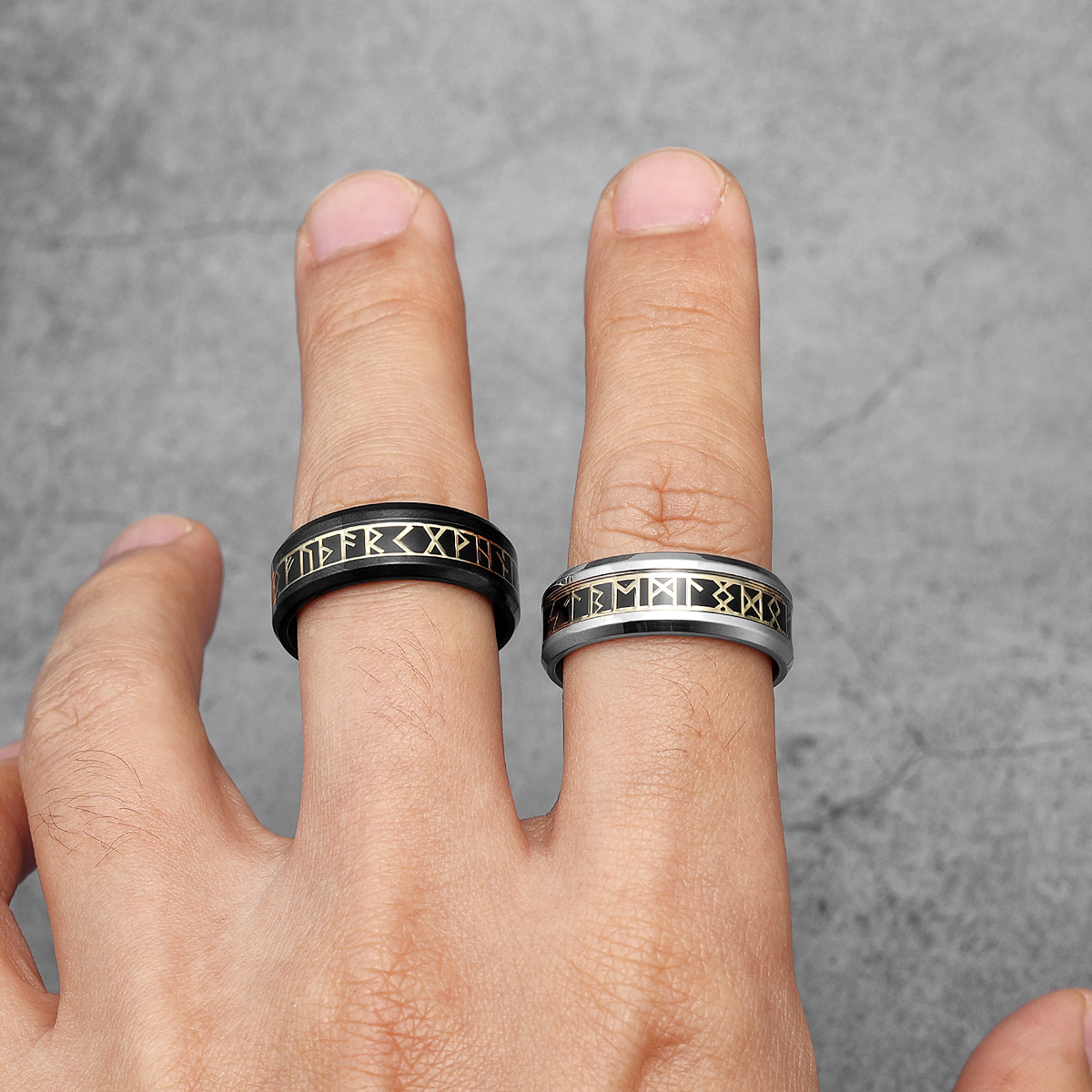 Bague Viking Elder Futhark Run - Vintage Fashion Newtown avis et prix