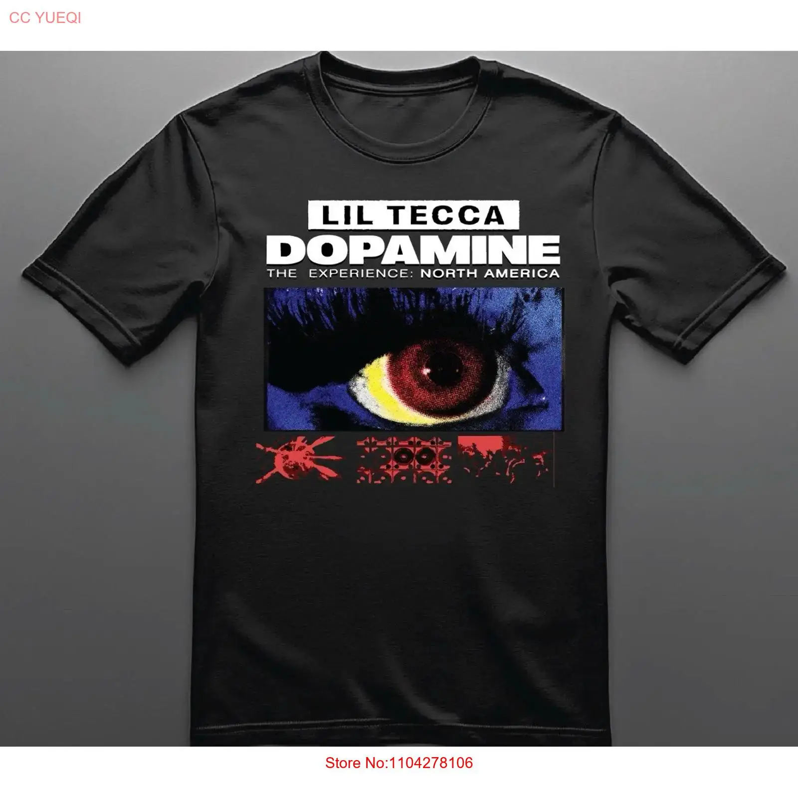 T-shirt Lil Tecca DOPAMINE The - Vintage Fashion News avis et prix