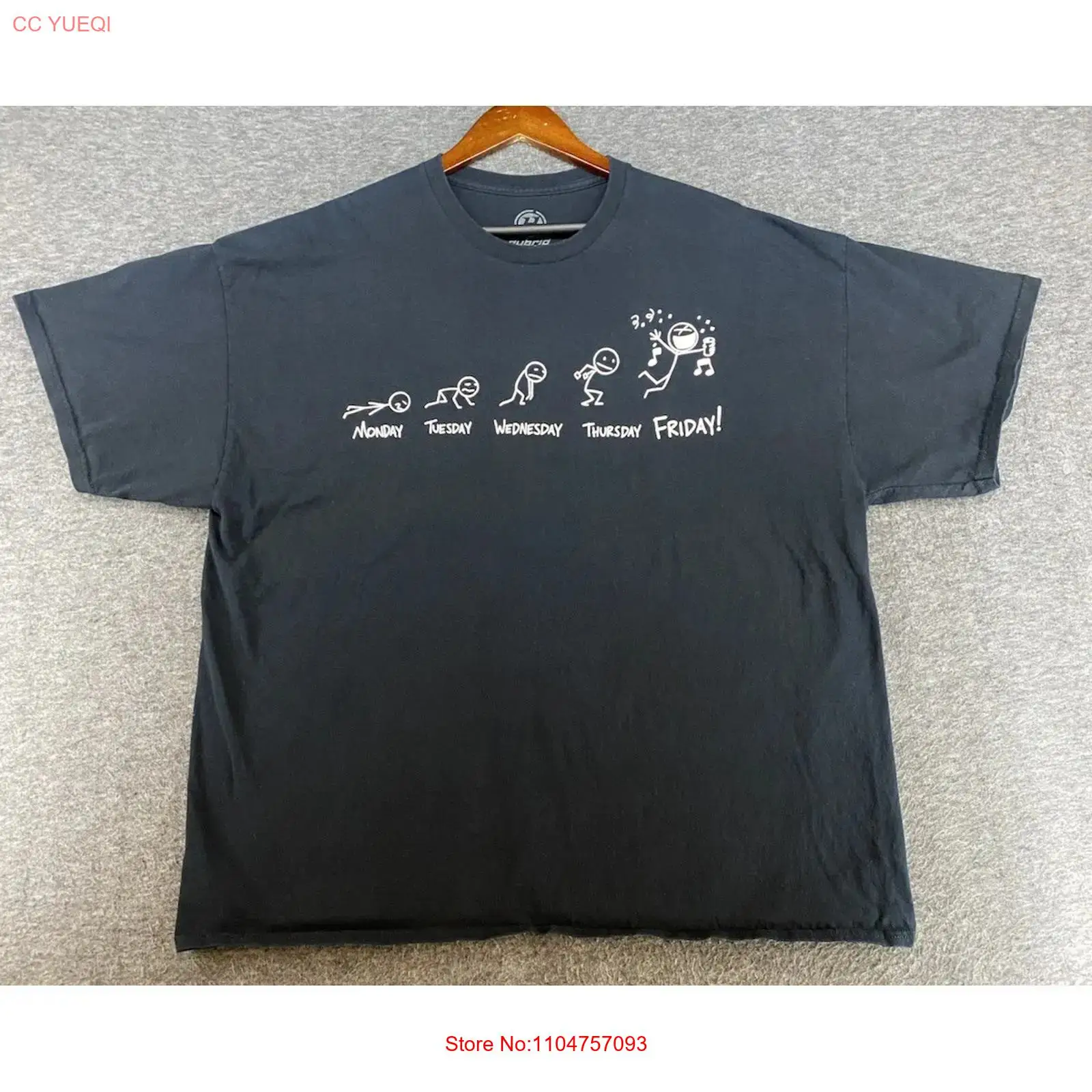 T-shirt drôle Days Of The Week - Vintage Fashion Week avis et prix