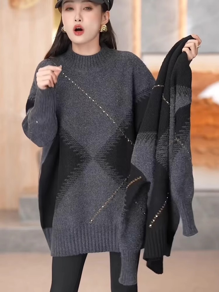 Pull tricoté d'hiver pour femm - Vintage Fashion Hong Kong avis et prix