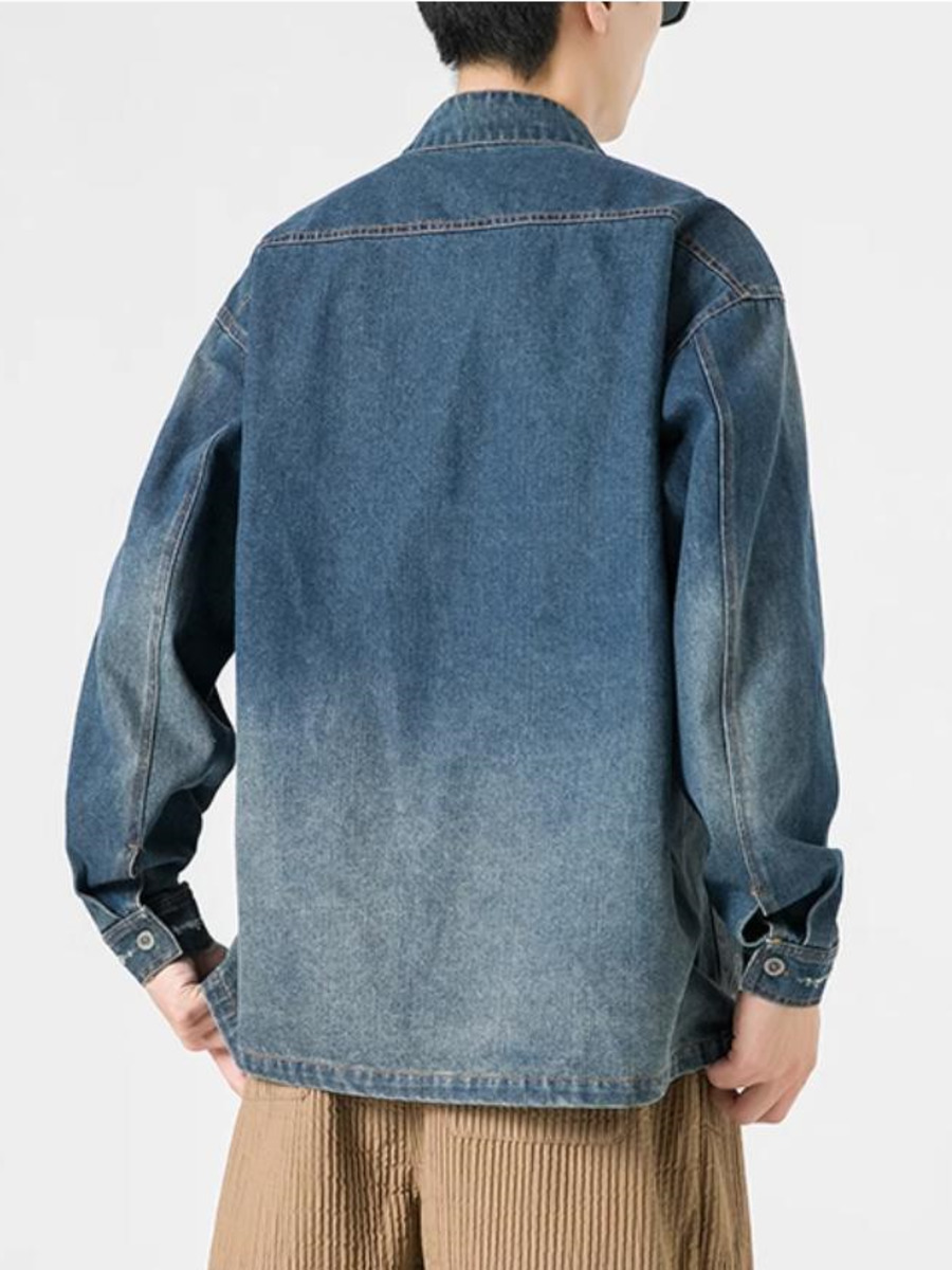 Veste en jean délavé de style  - Vintage Fashion Hong Kong avis et prix