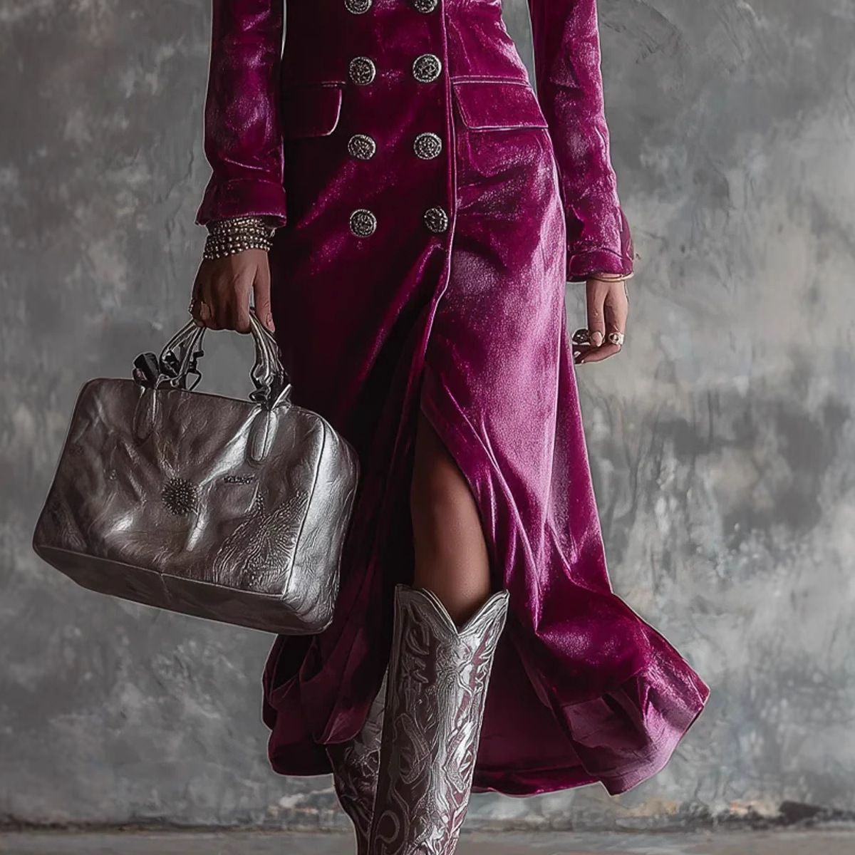 Robe longue vintage en velours - Velvet Blazer Vintage avis et prix