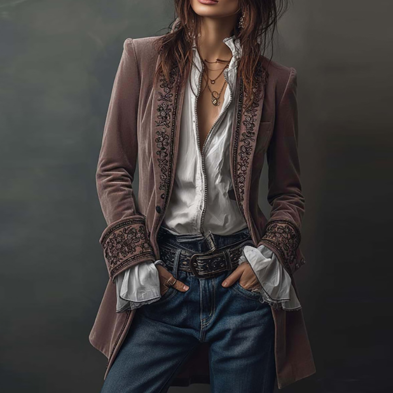 Manteaux et vestes d'hiver pou - Velvet Blazer Vintage avis et prix