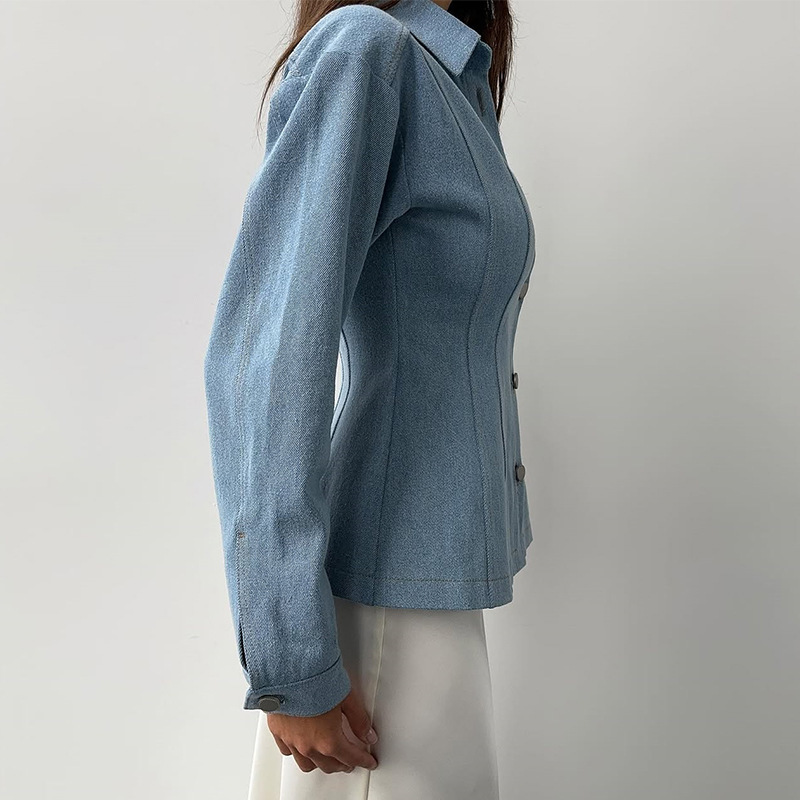 Chemise en jean vintage cintré - Vintage Women Fashion avis et prix