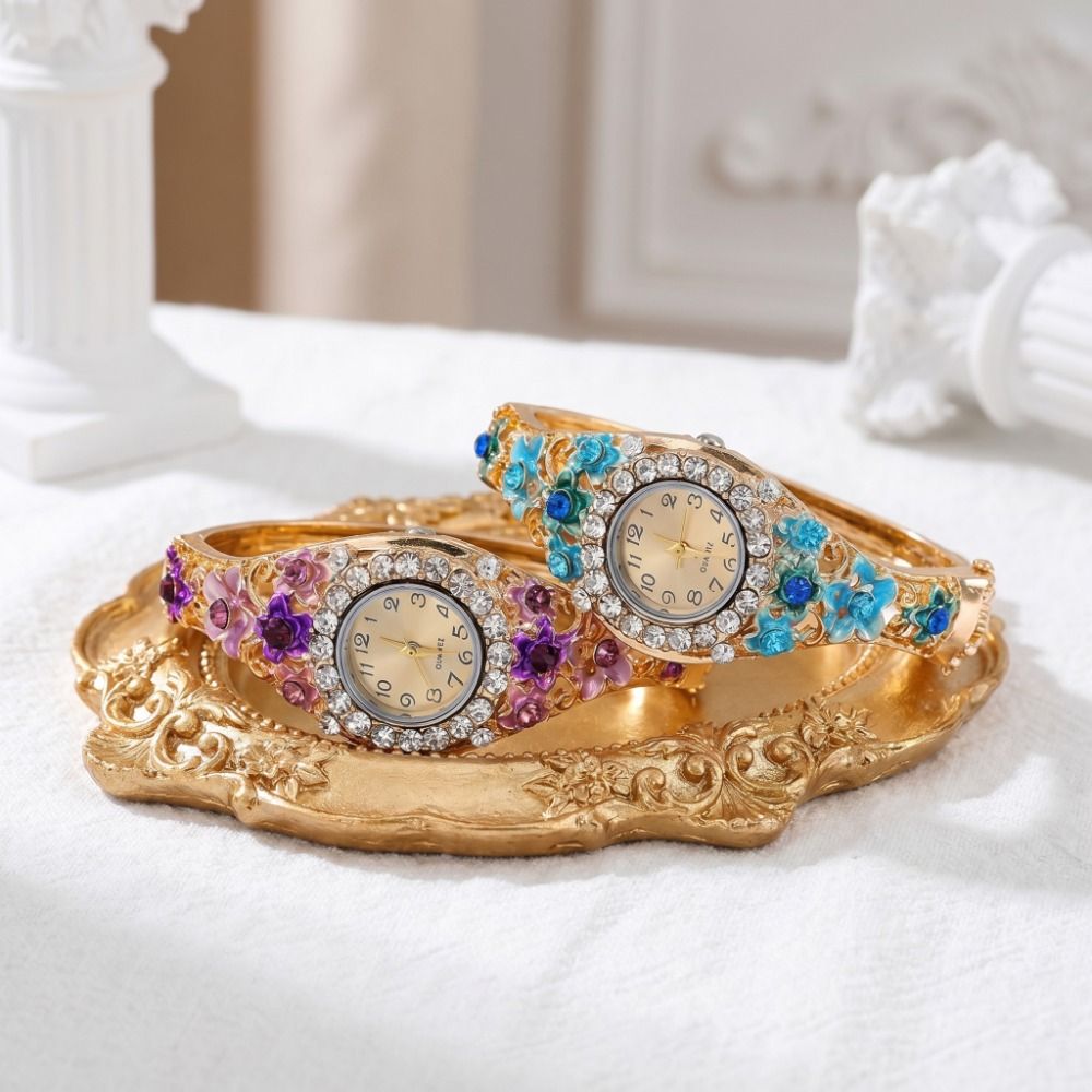 Montre vintage riche en fleurs - Vintage Fashion Week avis et prix