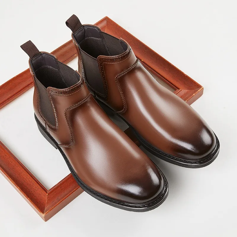 Bottes Oxford en cuir Vintage  - Vintage Fashion Style avis et prix