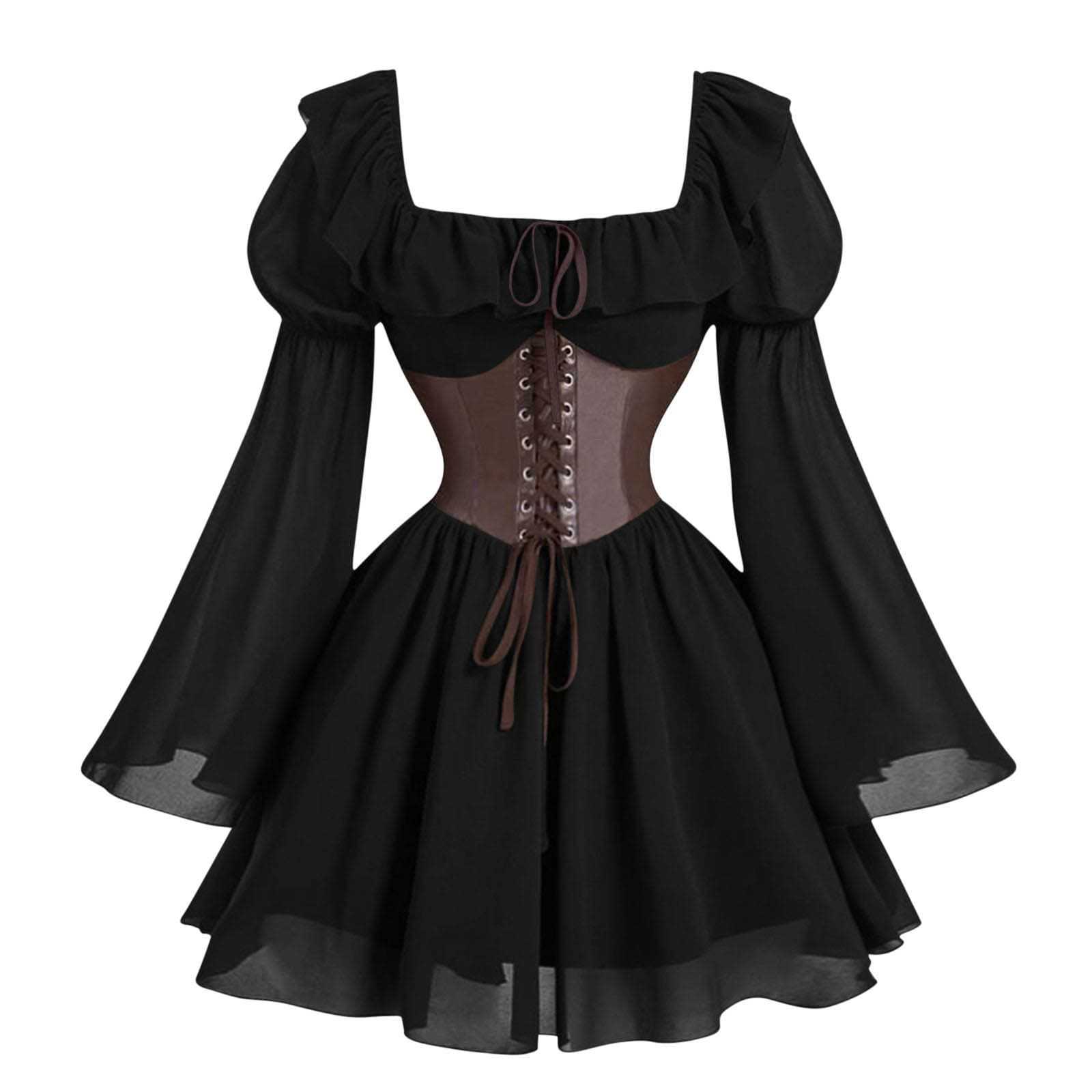 Renaissance médiévale à manche - Vintage Fashion Dresses avis et prix