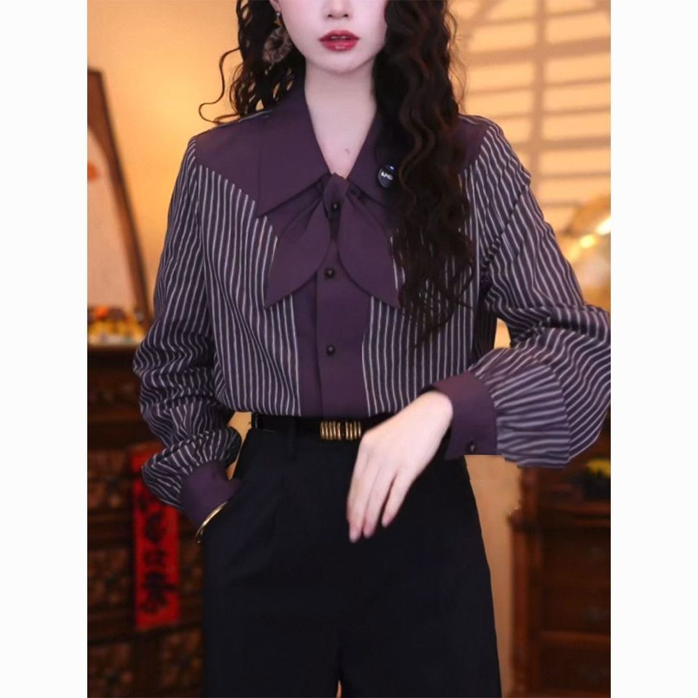 Chemise décontractée à rayures - Vintage Fashion Hong Kong avis et prix