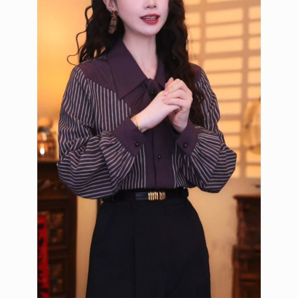 Chemise décontractée à rayures - Vintage Fashion Hong Kong avis et prix