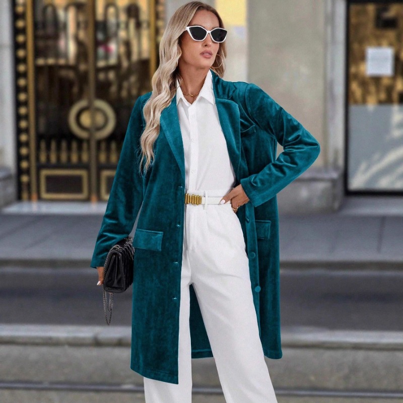 Manteau Trench en Velours Vint - Velvet Blazer Vintage avis et prix