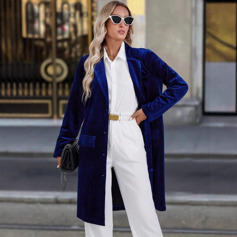 Manteau Trench en Velours Vint - Velvet Blazer Vintage avis et prix