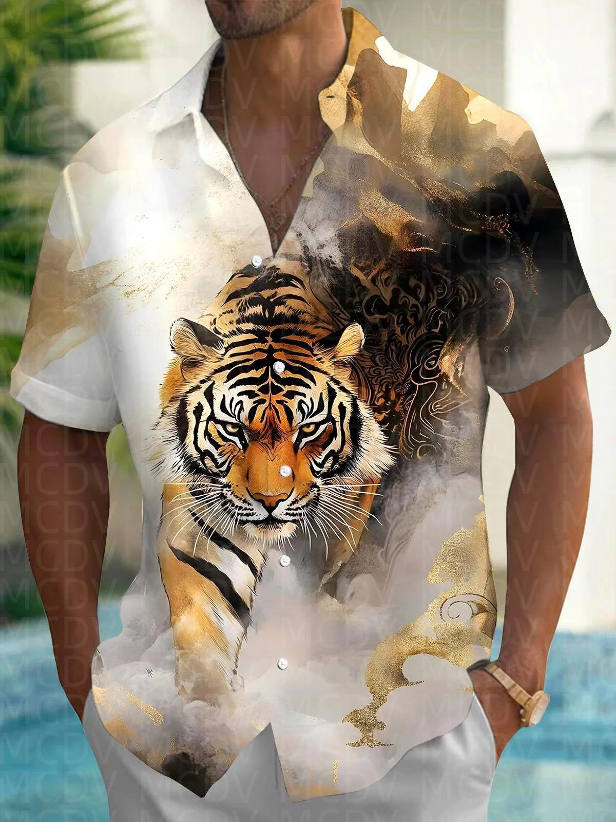 Chemise Hawaïenne Homme à Moti - Bowling Shirt Camp avis et prix