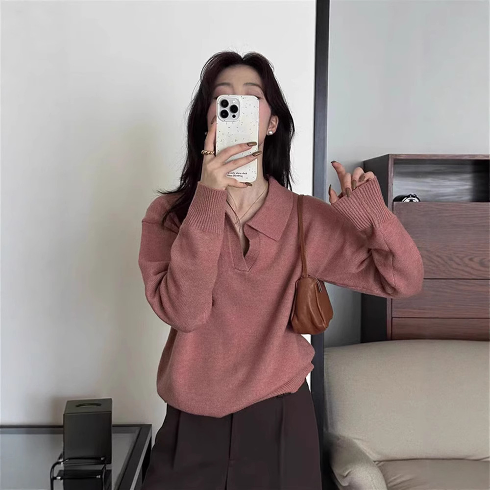Pull à col pour femmes automne - Vintage Fashion Hong Kong avis et prix