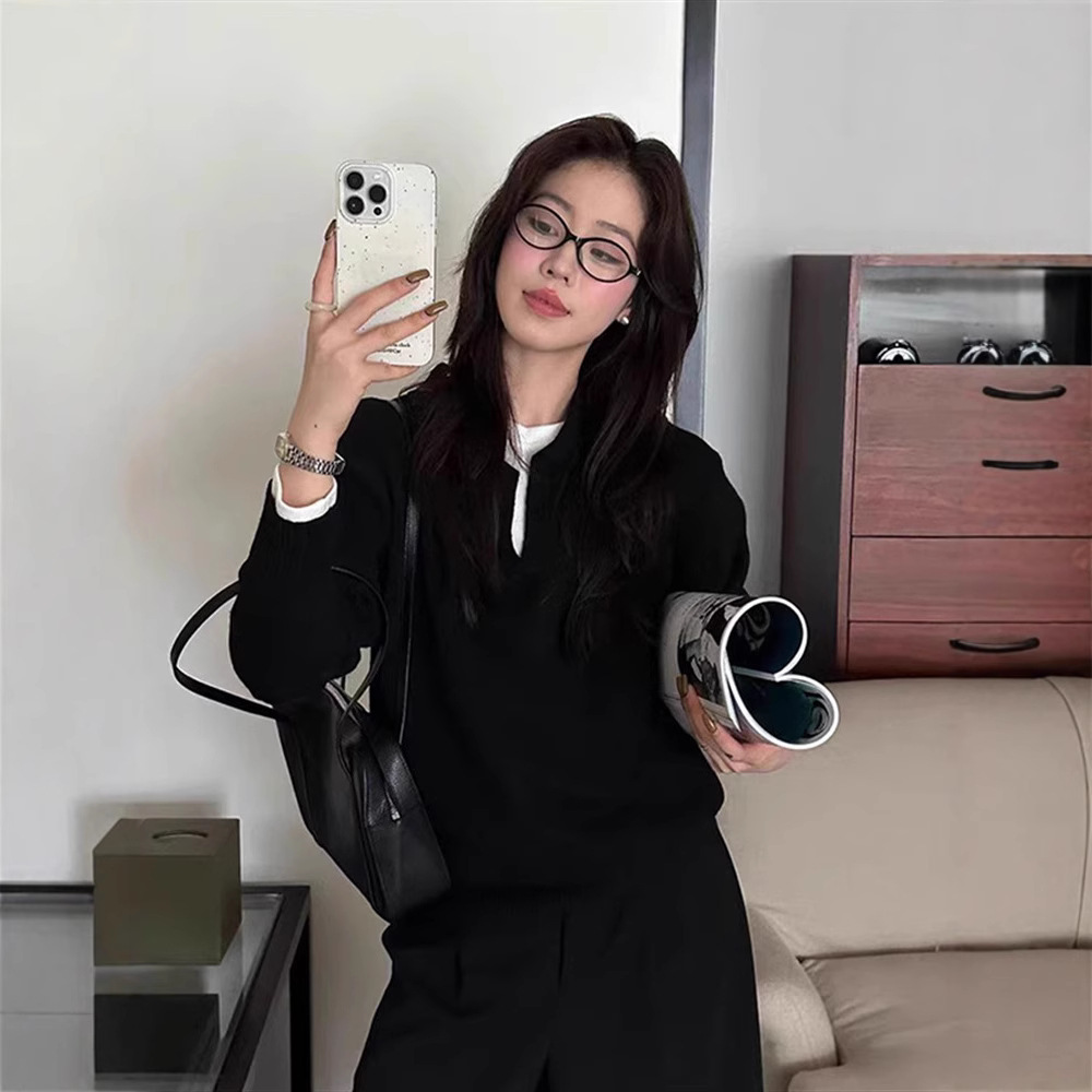 Pull à col pour femmes automne - Vintage Fashion Hong Kong avis et prix