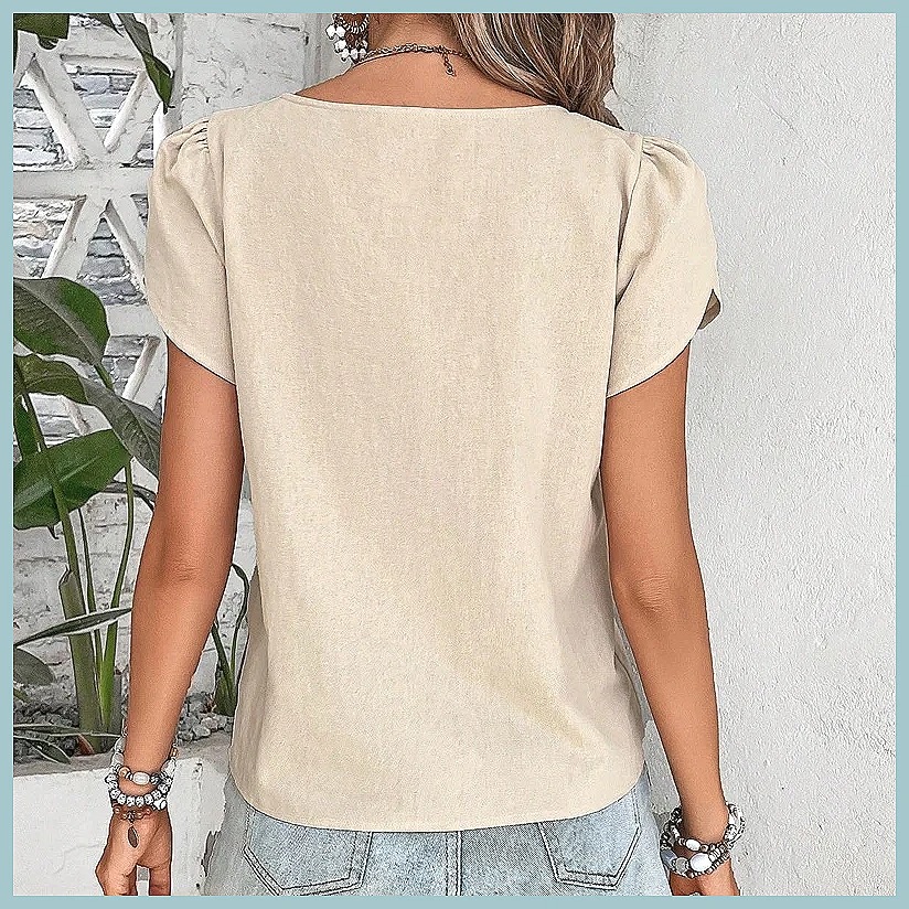 Chemisier uni vintage été 2024 - Vintage Women Fashion avis et prix