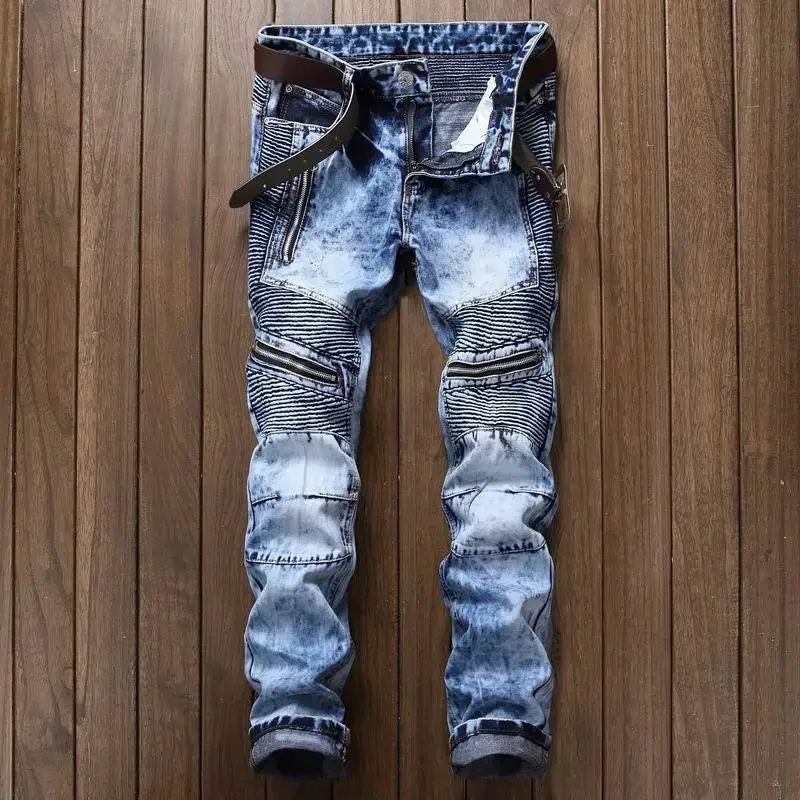 Punk Street Style déchiré jean - Retro Track Pant avis et prix