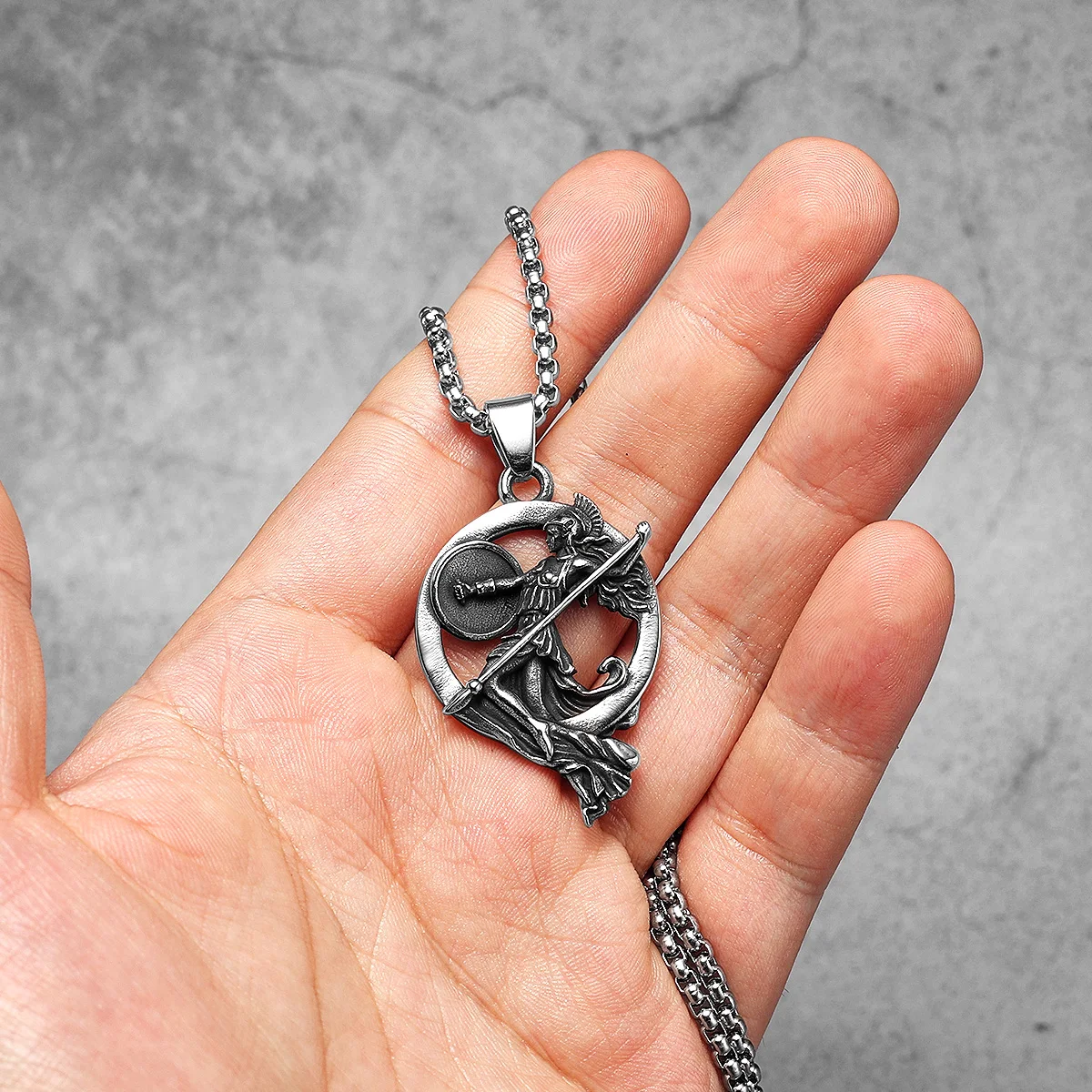 Colliers pendentif en acier in - Vintage Fashion Newtown avis et prix