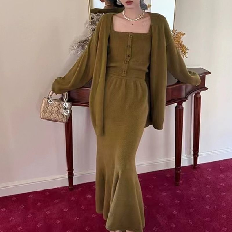 Ensemble trois pièces en trico - Vintage Fashion Hong Kong avis et prix